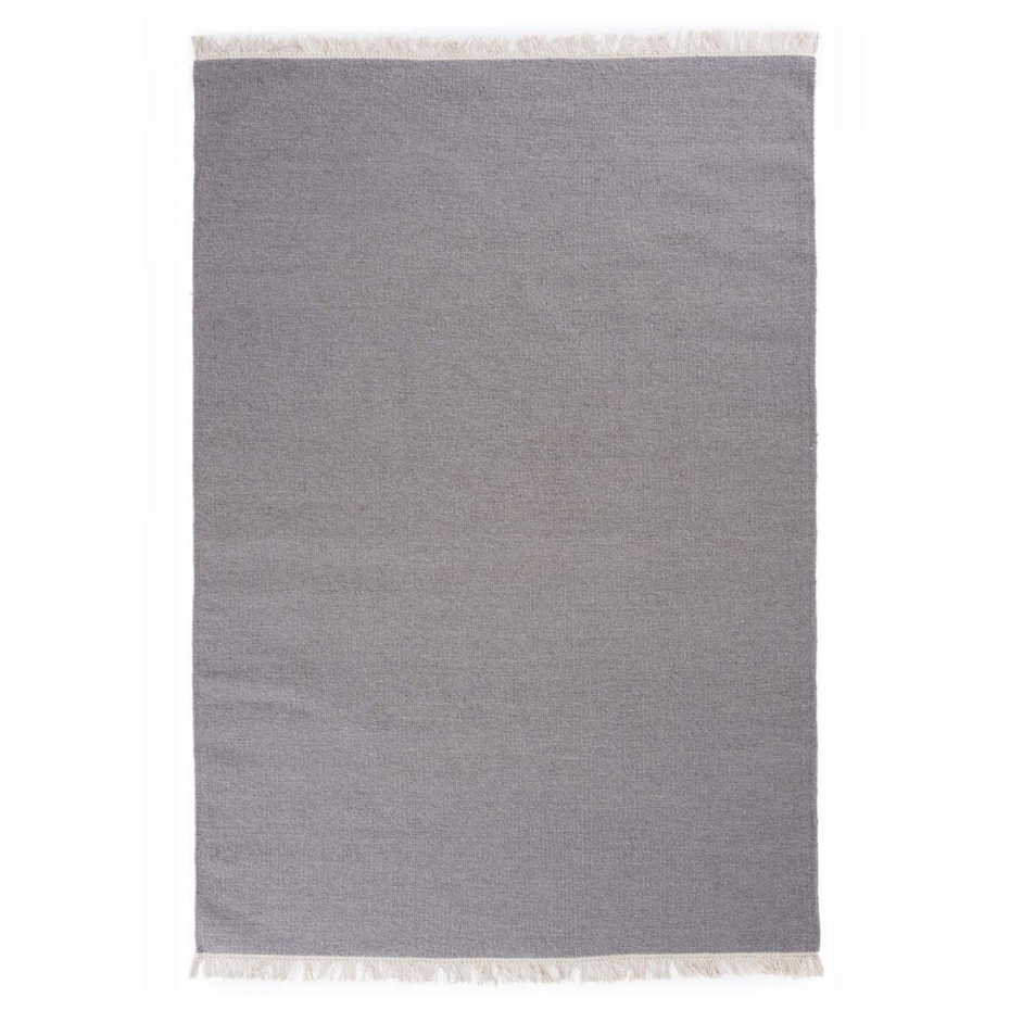 Tapis kilim fait main en laine motif uni LYN12 BAYA IBAY