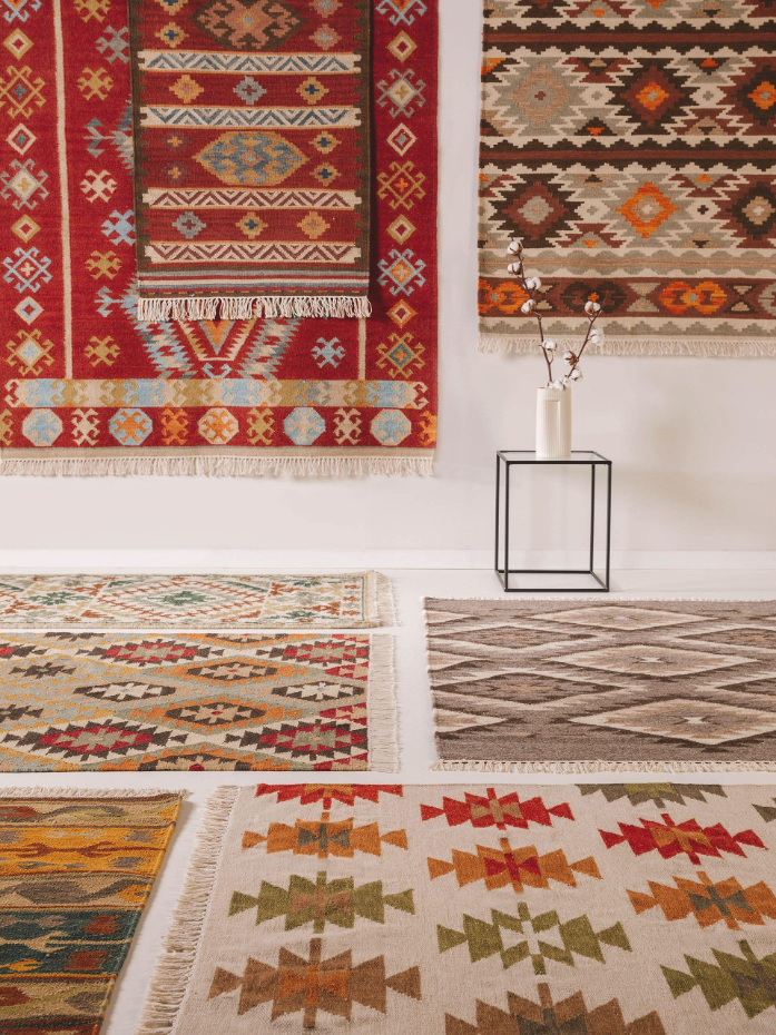Tapis Kelim tissé main ZOHRA