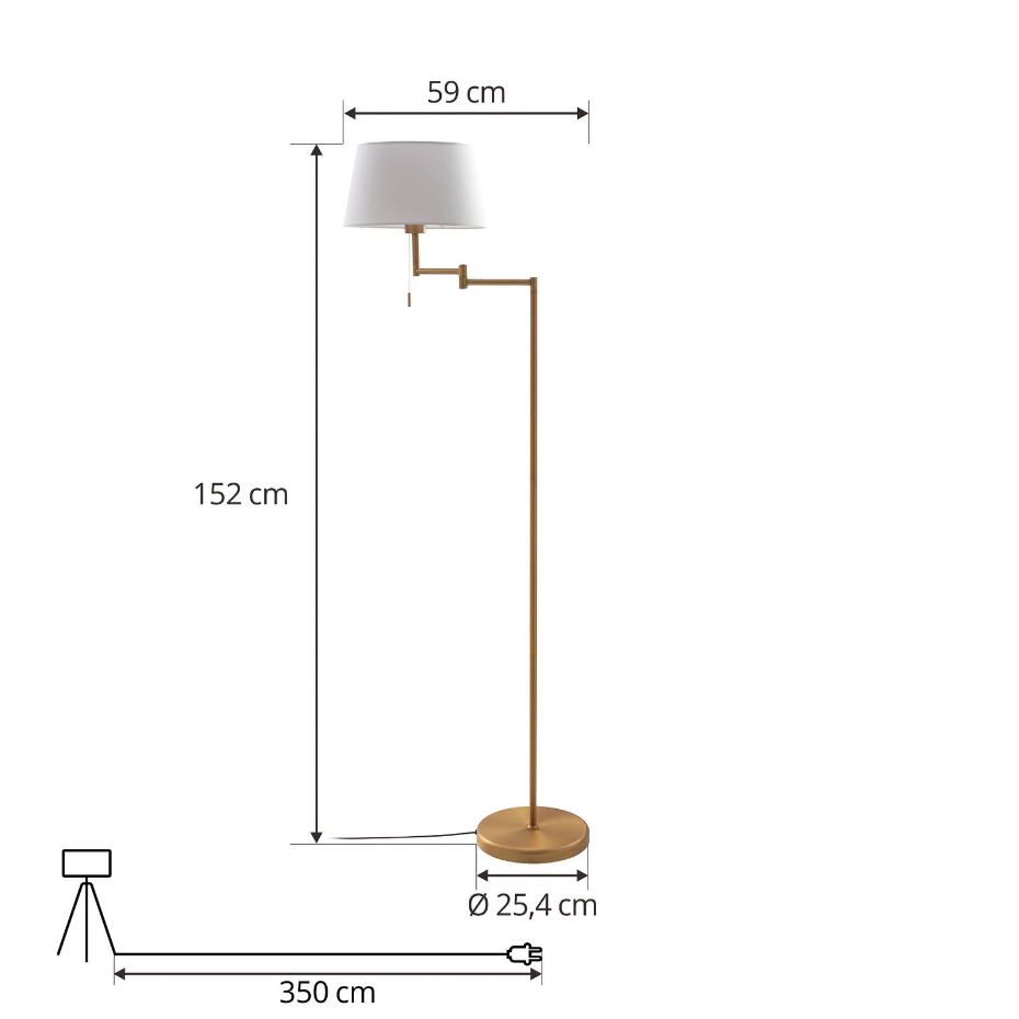 Lampadaire en métal, Ismene