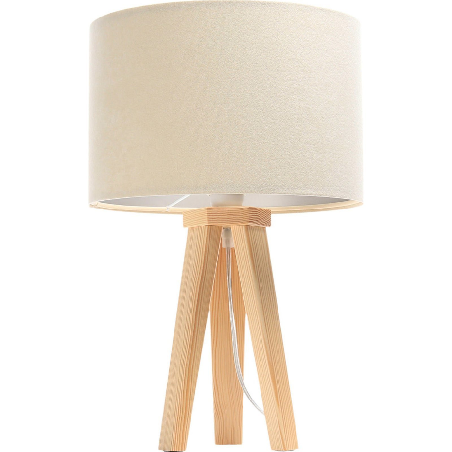Lampe de chevet en bois Glamour
