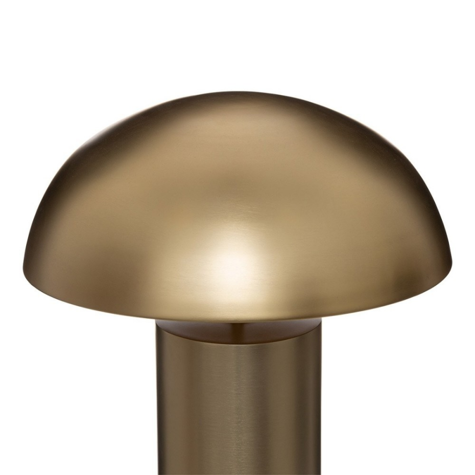 Lampe Cylindrique Champi Dorée H50