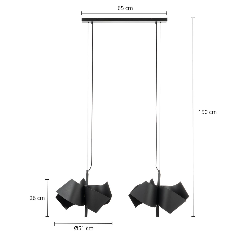 Suspension en métal design, Imron