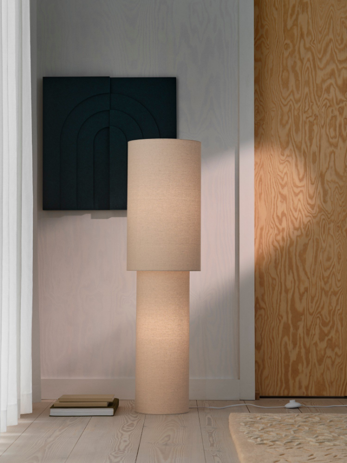Lampadaire Izara 60  Textile Beige ,  H. 60 - IP20 - E27 /  Nordlux Intérieur