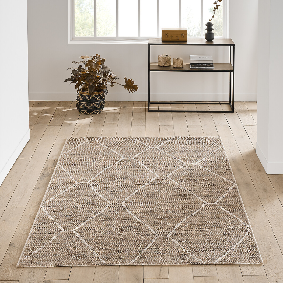 Tapis tissé plat intérieur extérieur, Helga