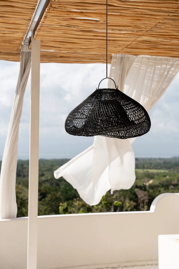 Suspension en rotin CLOUD