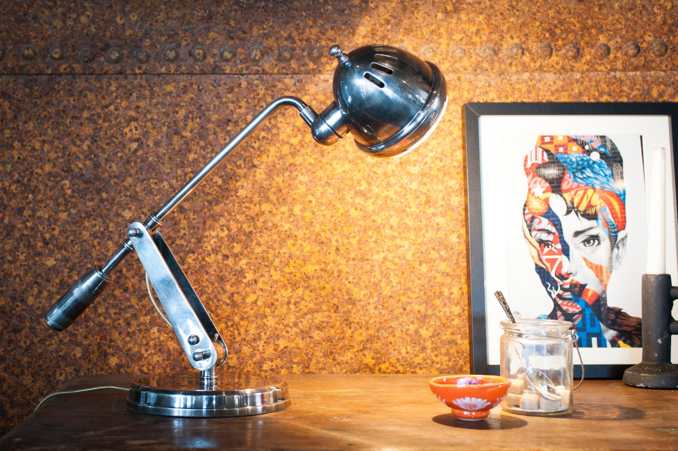 Lampe de table en laiton ELSA