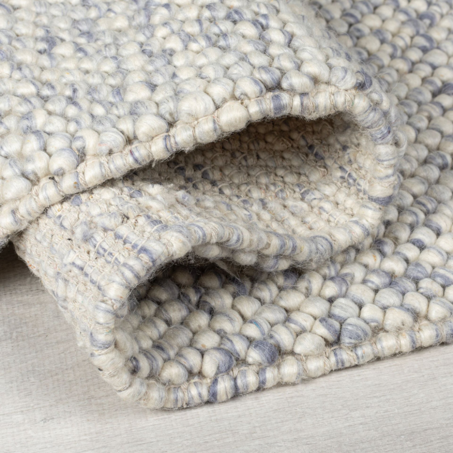 Tapis laine bouclée de couloir MINERALS