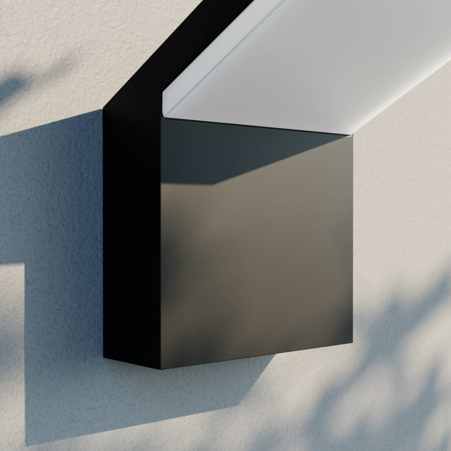 Applique extérieure en aluminium moderneLED