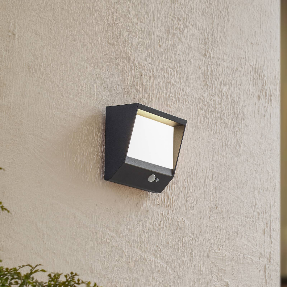 Lampe solaire extérieure en aluminiumLED