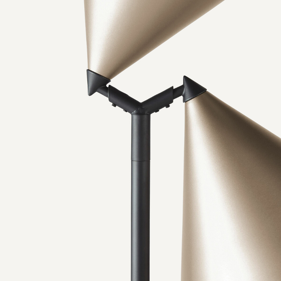 Lampadaire liseuse métal fer, Moke