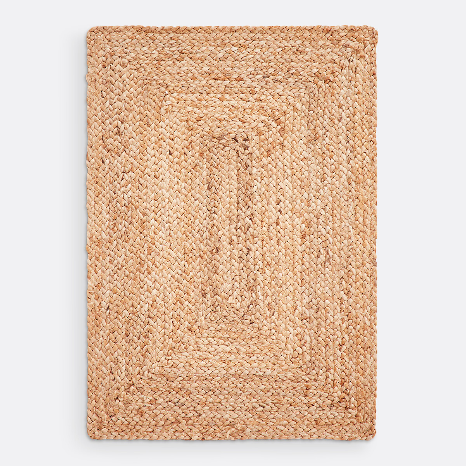 Tapis jute rectangulaire petit format, Aftas