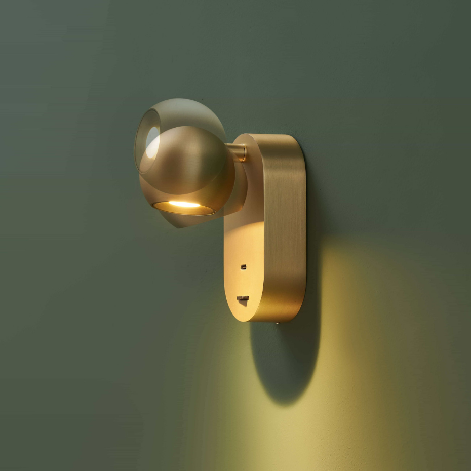 Applique LED chic avec port USB-C - YVAN