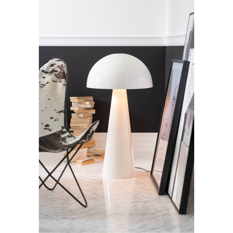 Lampe champignon en métal rond style design extra large
