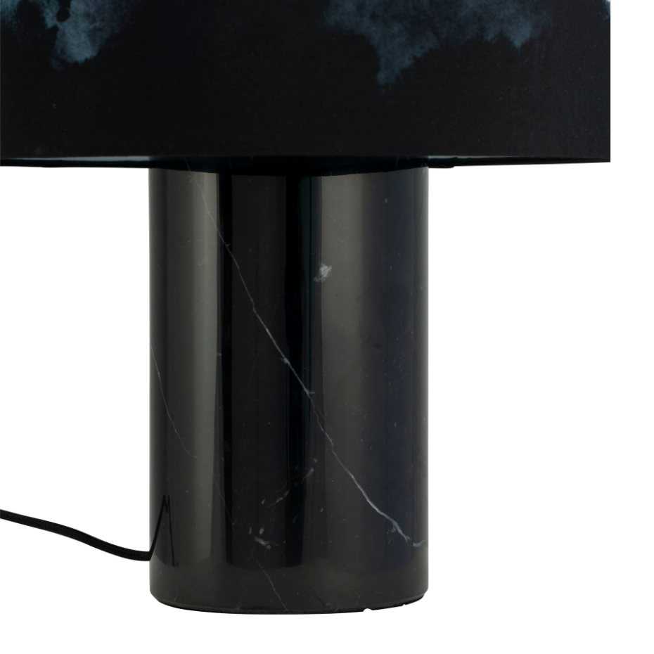 Lampe à poser en Marbre et Tissu MOLLY