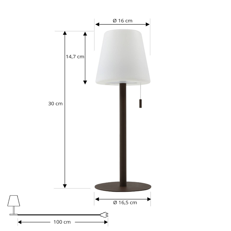 Luminaire de terrasse en aluminium moderneLED