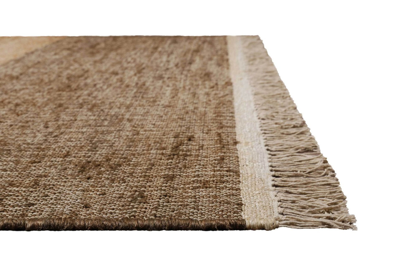 Tapis jute à rayures rectangulaire ,  VITO