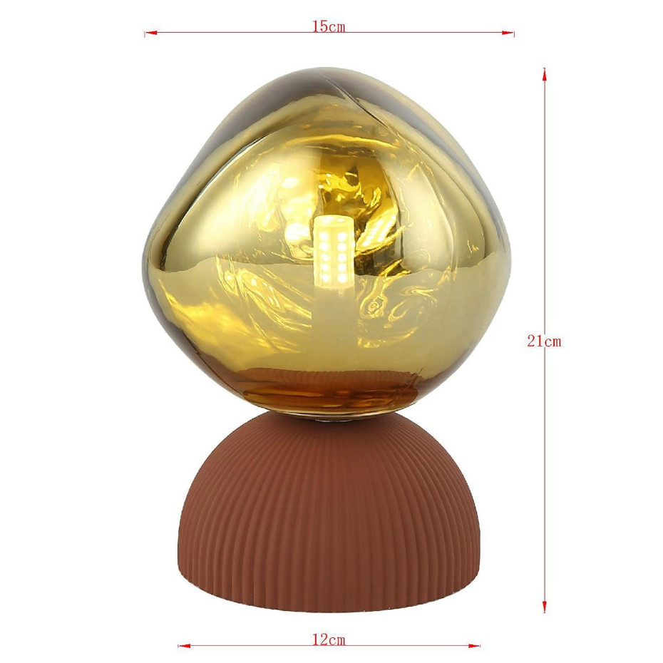 Lampe en verre et plâtre, MAGIC BALL