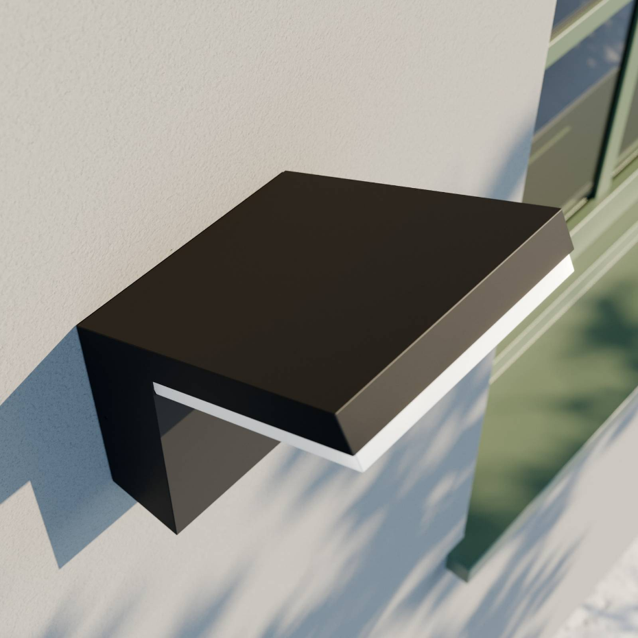 Applique extérieure en aluminium moderneLED