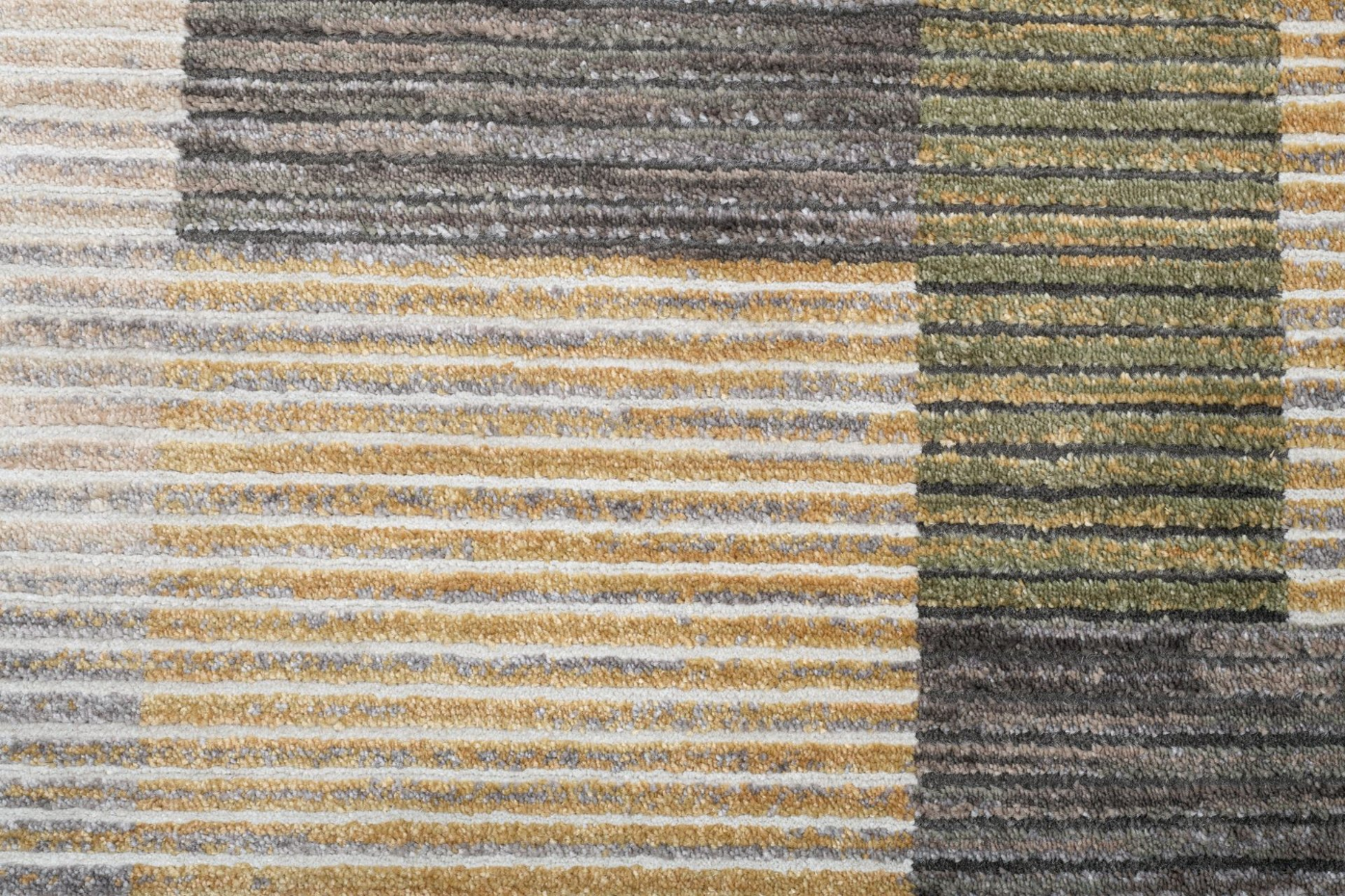 Tapis tissé en patch design et en look kort - Corduletta