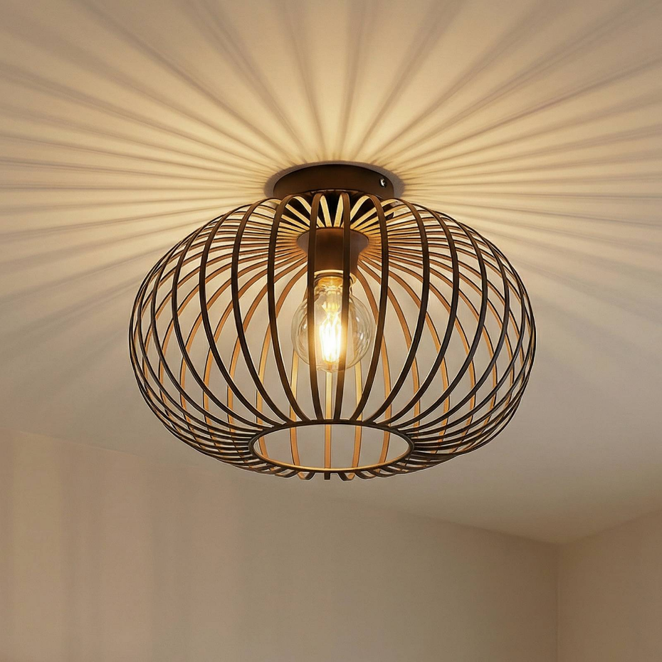 Plafonnier en métal vintage, Nahele