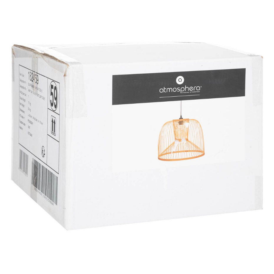 Suspension bambou tressé AMY