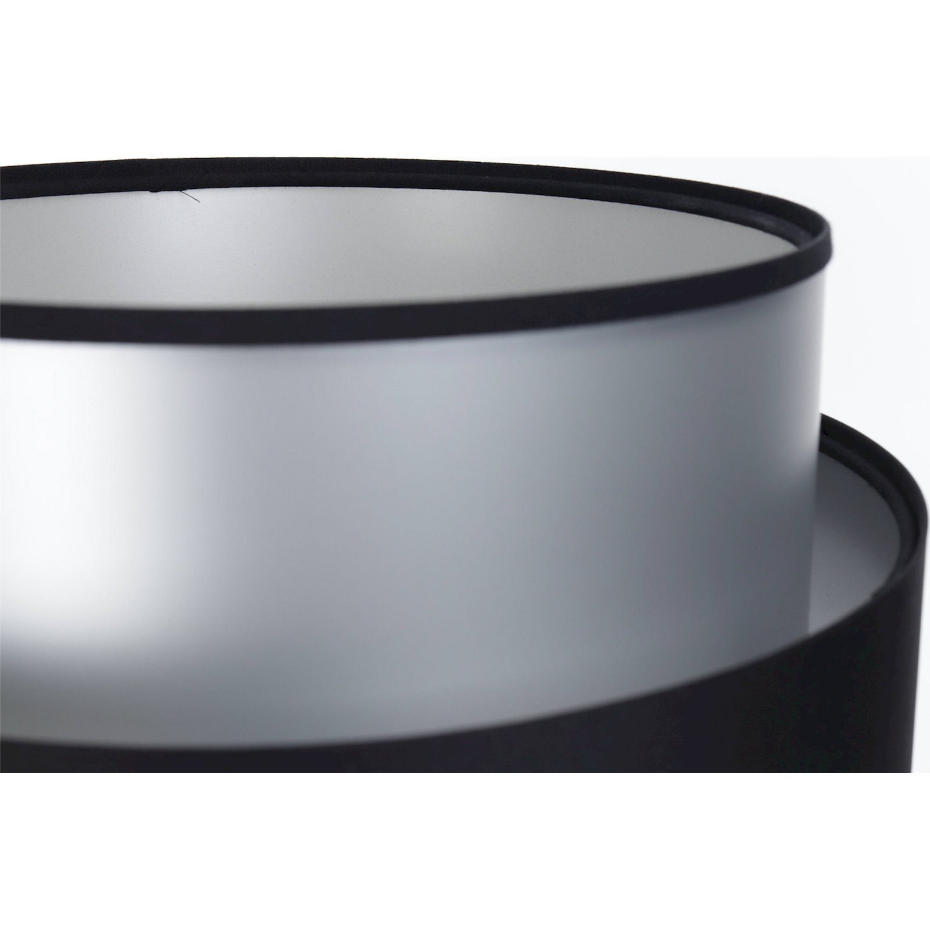 Lampe à poser ronde en PVC abat-jour  Duo ellegant