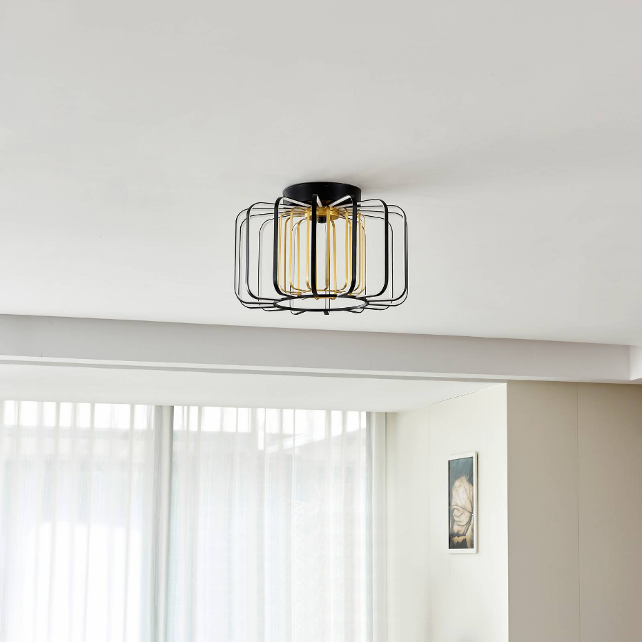 Plafonnier en métal moderneLED, Birger