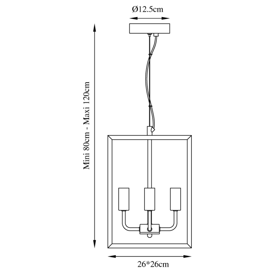Suspension en fer, ANTIGO