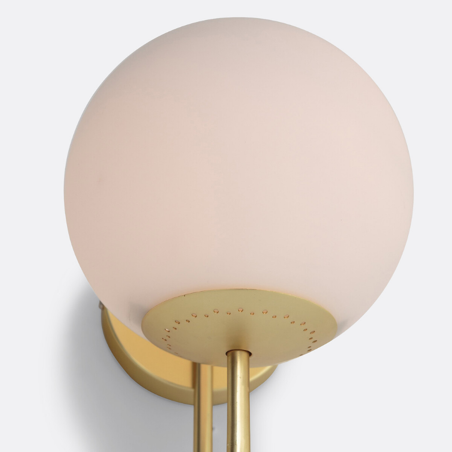 Applique verre opaline, Moricio