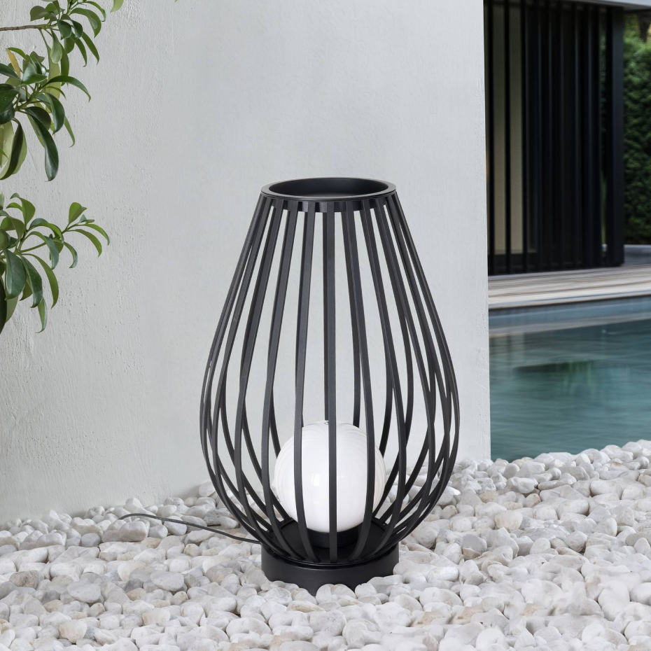 Luminaire de terrasse en métal moderne