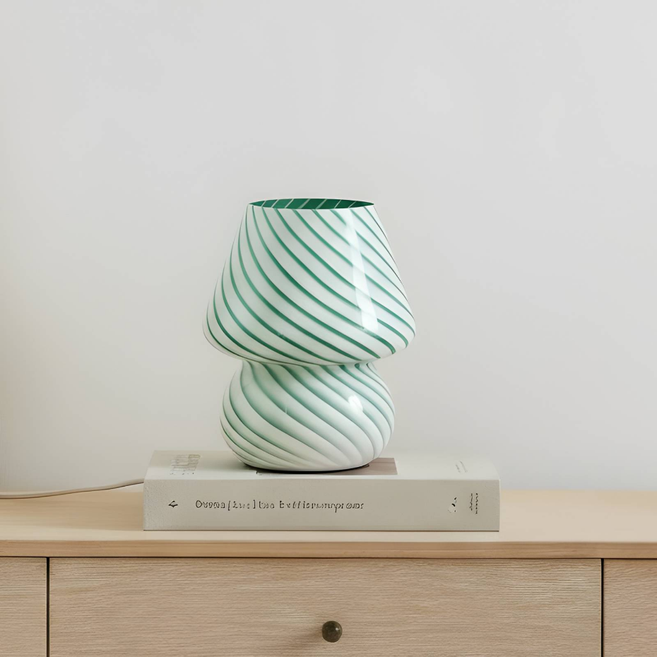 Lampe à poser en verre moderne, Andriana