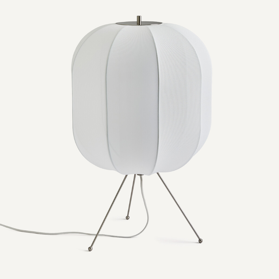 Lampe de sol, lampion en maille, Satchi