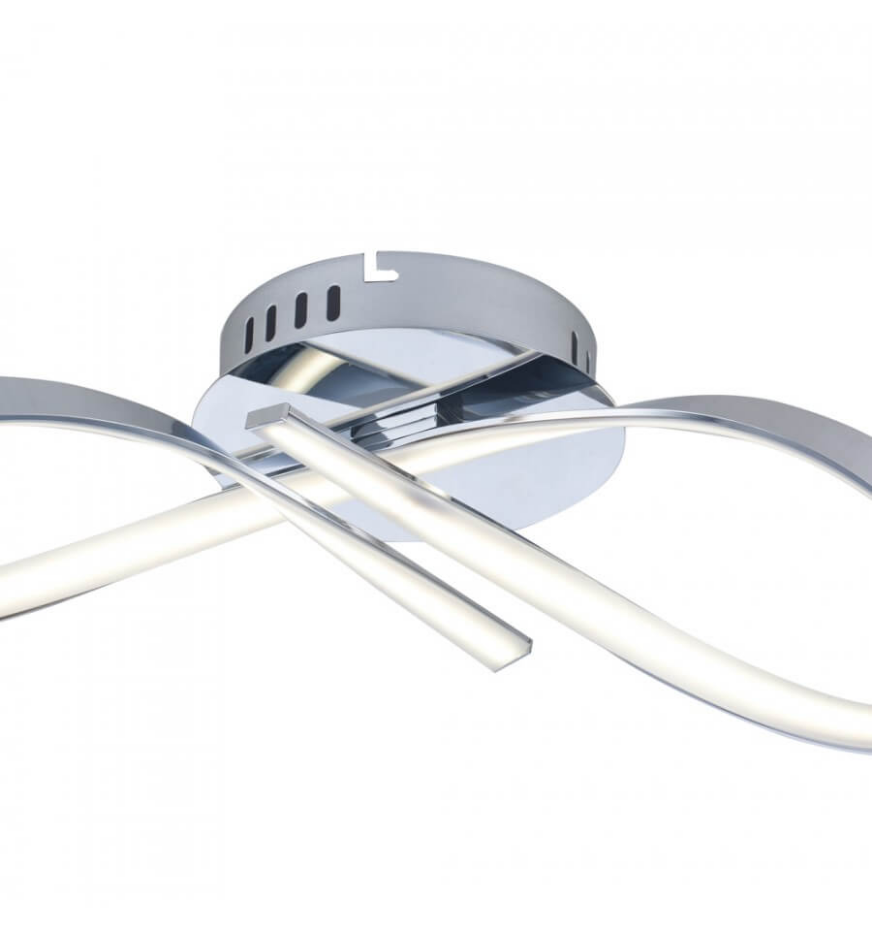 Plafonnier LED design ruban infini - ACHT