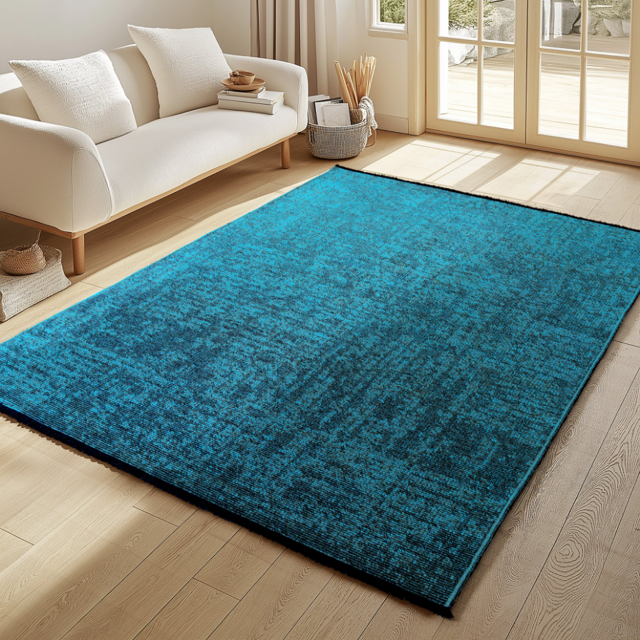 Tapis en coton à poils ras MIRA