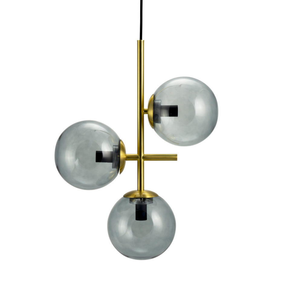 Suspension en Verre et Métal COMO