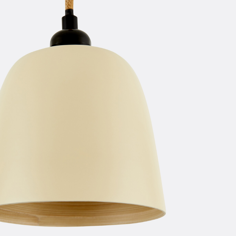 Suspension en bambou colorée Ø15 cm, Bineta