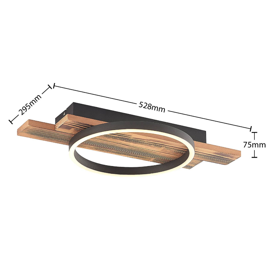 Plafonnier en bois moderneLED, Sentoa