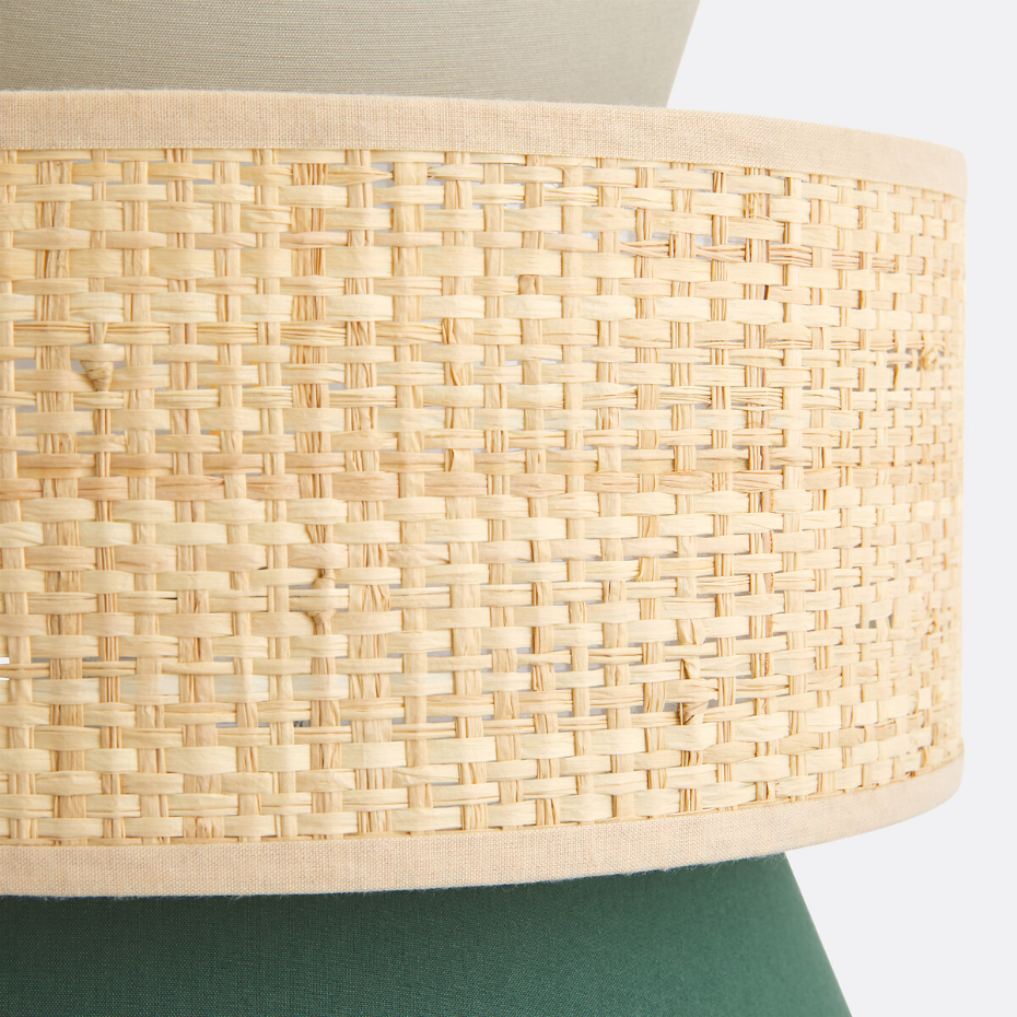 Applique double raphia et coton, Dolkie