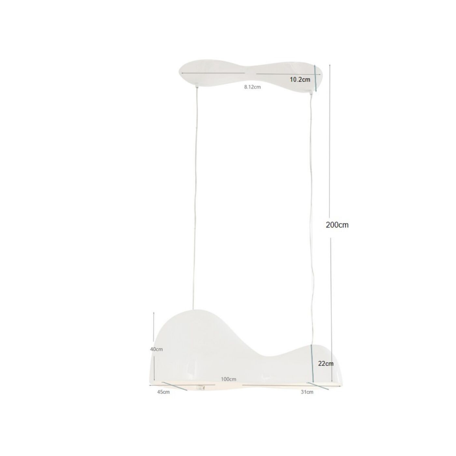 Suspension en fibre de verre 100cm, CLOUD BEAM