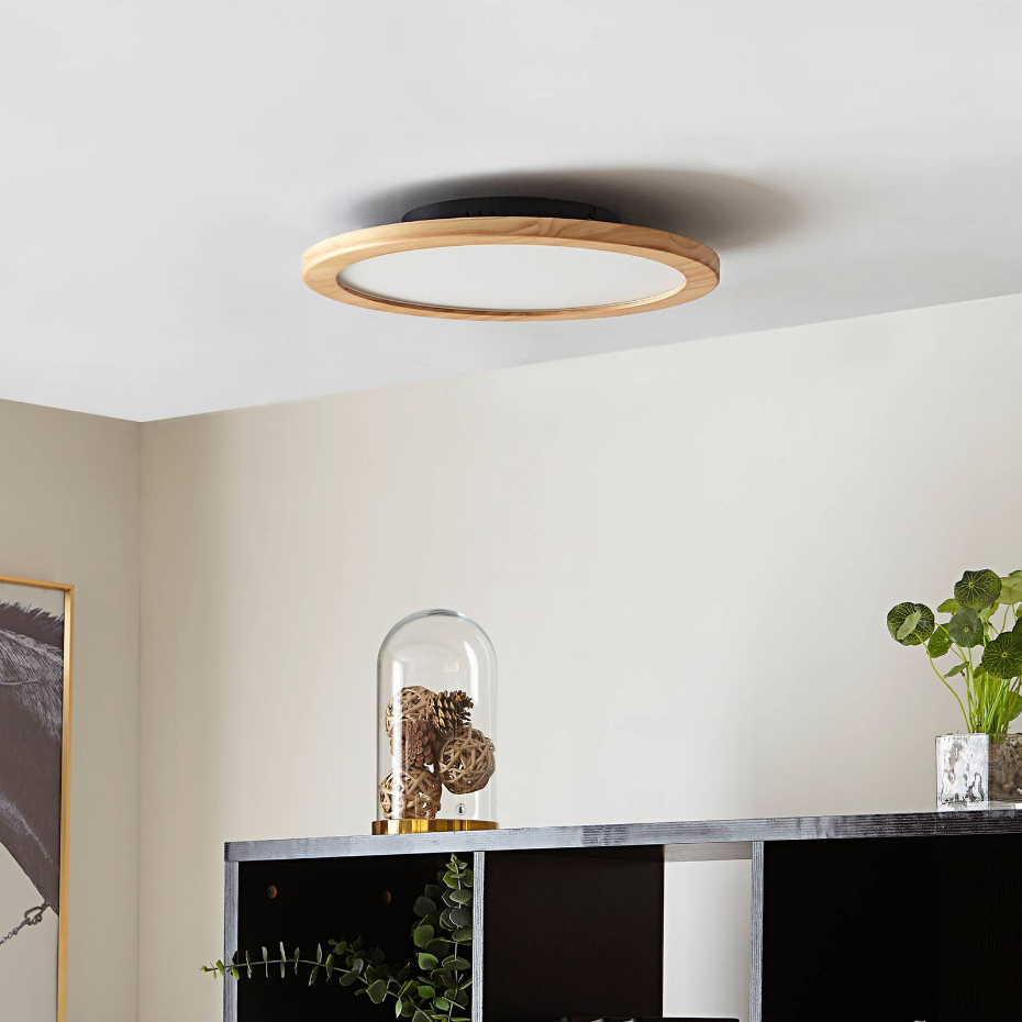 Plafonnier en bois traditionnelLED, Joren