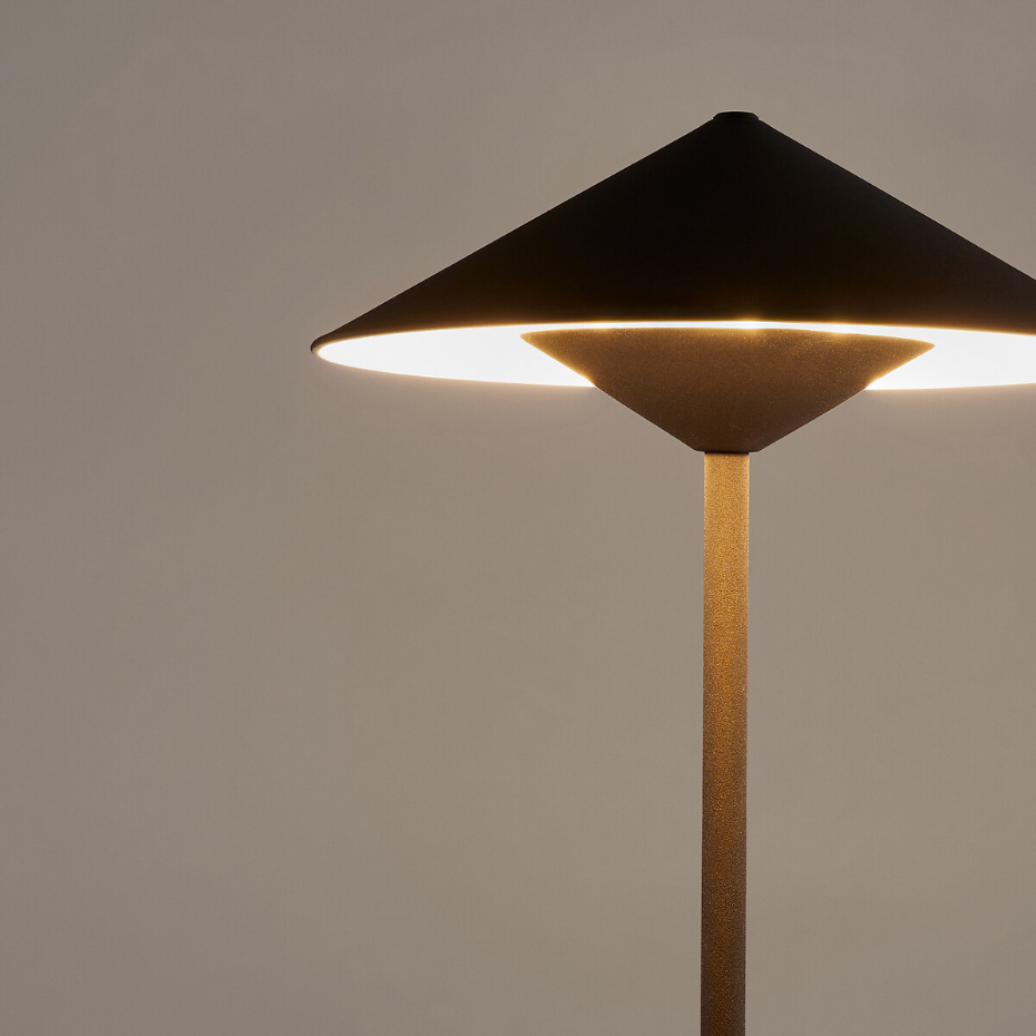 Lampadaire métal fer, H128 cm, Coney
