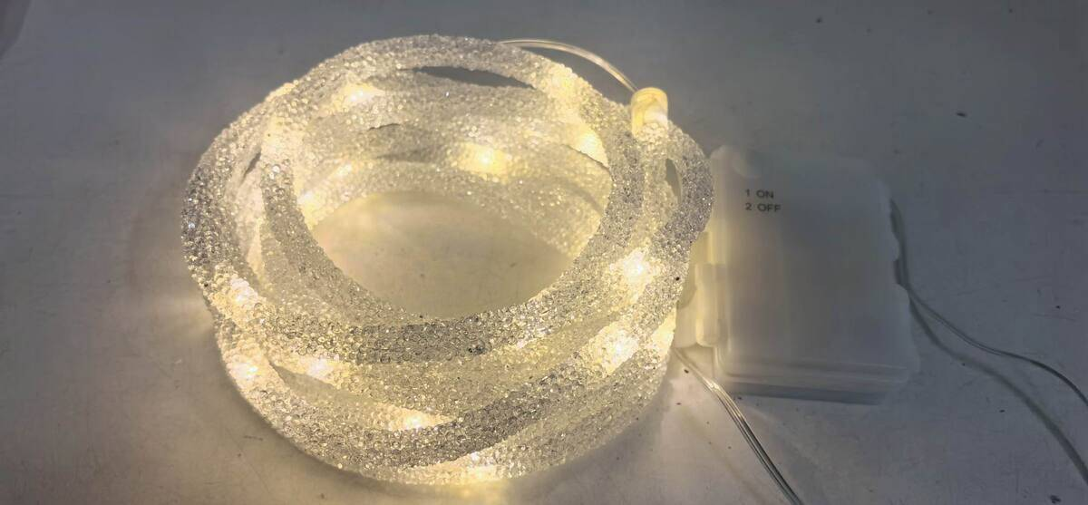 Guirlande lumineuse corde 30 LED long 340 cm