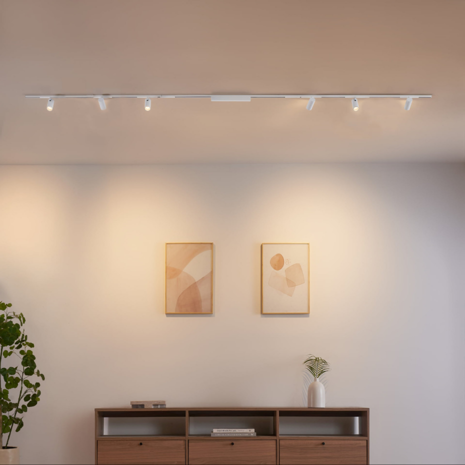 Kit 3 rails + 6 spots LED orientables - LYNE