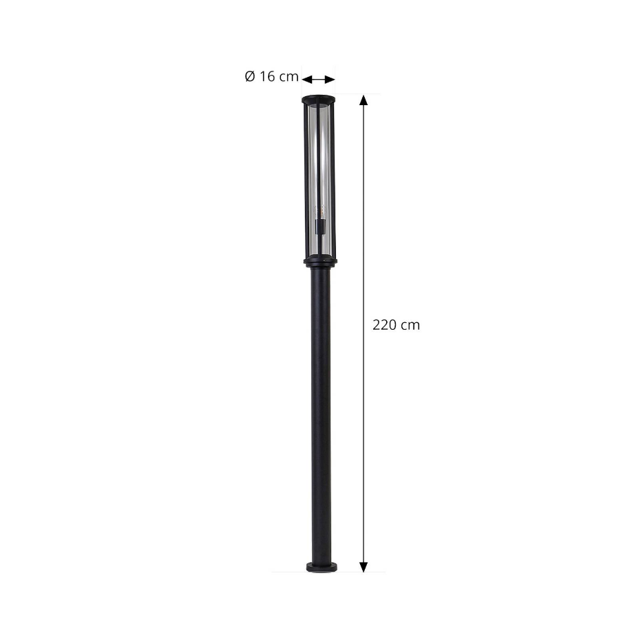 Lampadaire extérieur en aluminium moderne