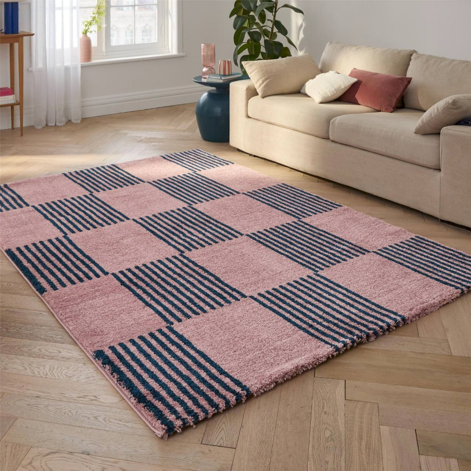 Tapis rectangulaire en polypropylène Groovy
