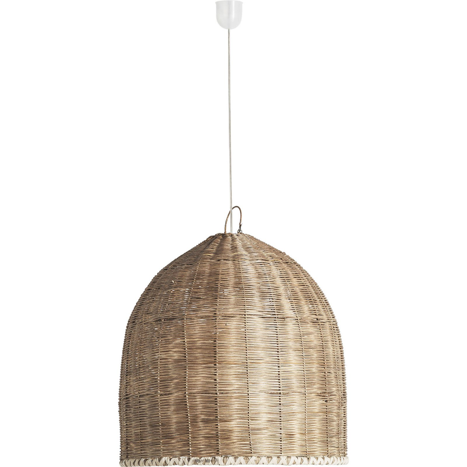 Lustre en rotin tressé style bohème