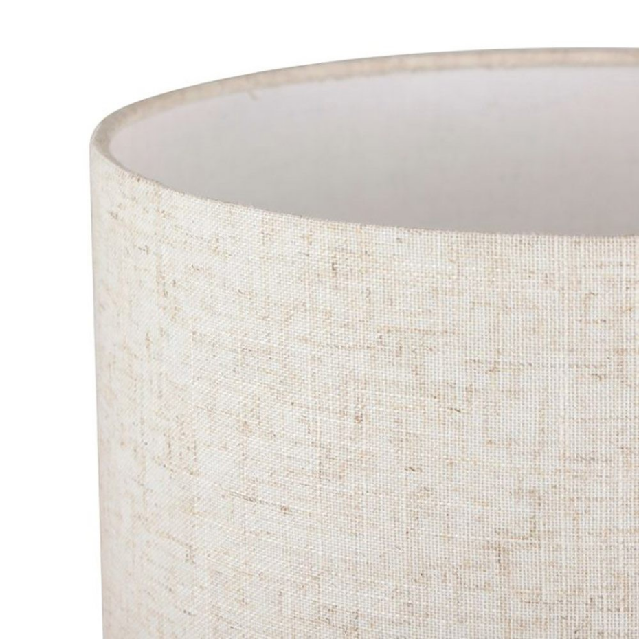 Lampe Métal Lin Calathéa Beige Dorée