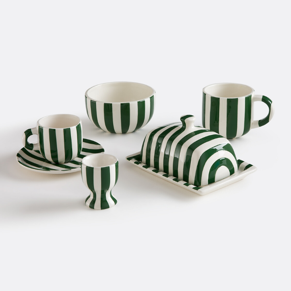 Lot de 2 coquetiers en dolomite, Darcy