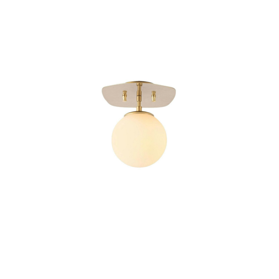 Plafonnier globe – finition dorée chic SIERRE