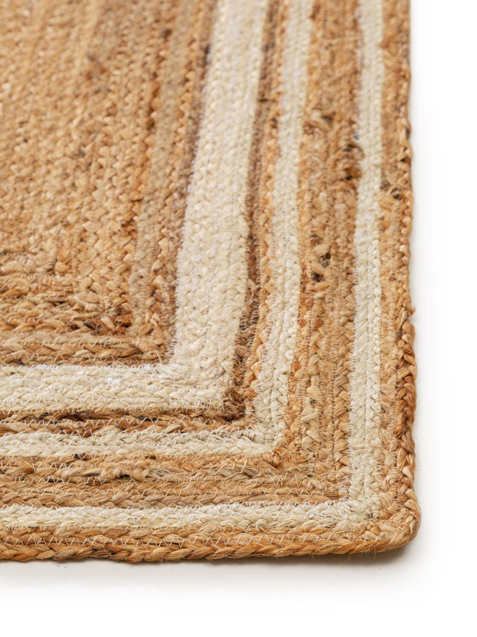 Tapis de jute tissé main JUTTA